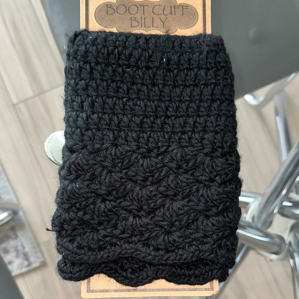 C.C Black Boot Cuff